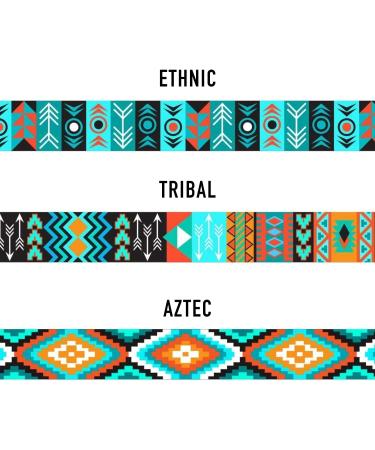 CollarDirect Cat Collar Set - Adjustable Tribal Aztec Pattern with Bell | 2-Piece Safety Collar for Cats & Kittens - Buy Online on GoSupps.com