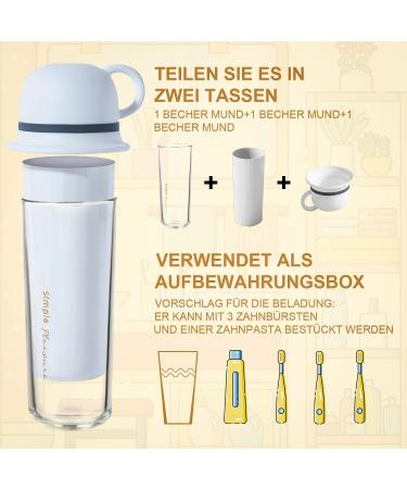 Durtail Creative 3-in-1 Portable Toothbrush Case Set | Travel-Friendly Toothbrush Etui for Camping & Business Trips - Buy Online on GoSupps.com