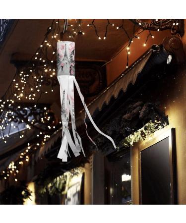 Paris Street Eiffel Tower Pink Floral Holiday Hair Dryer - Compact Wear-Resistant Sun & Rain-Resistant - Perfect for Halloween Decoration - Buy Online on GoSupps.com