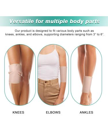 Reusable Castor Oil Pack Wraps - 2 Pieces Compress with Adjustable Band for Pain Relief & Comfort - Buy Online on GoSupps.com