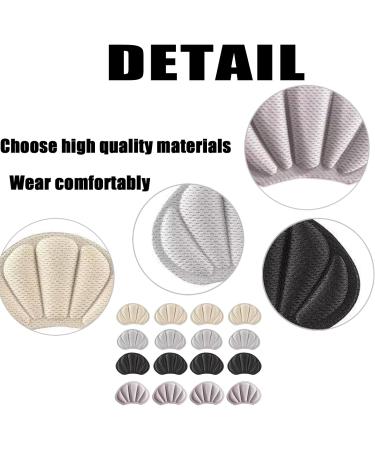 8 Pairs Heel Cushion Pads Inserts with Strong Sticky Backing for Men and Women - Self-Adhesive Foot Cushions to Prevent Feet Grinding - Buy Online on GoSupps.com