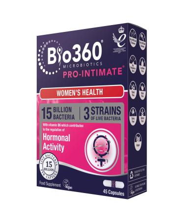 Natures Aid Bio360 Pro-Intimate (15 Billion Bacteria) from Natures Aid Women's Health 45 Capsules