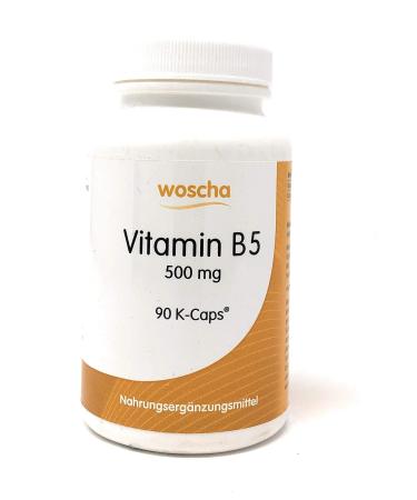 Woscha vitamin B5 500mg 100K caps