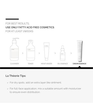 La Theorie Dual Effect Cream Essence for Troubled Skin - Fungal & Bump Relief Fatty Acid Free 1.35 Fl Oz - International Shipping Available - Buy Online on GoSupps.com