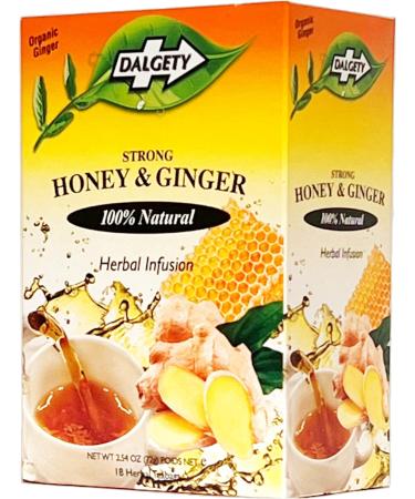 Dalgety Strong Honey and Ginger Herbal Infusion 72g Cartons 100% Natural Caffeine Free Tea Delicious and Packed with Unique Health Benefits (3 Pack) - Buy Online on GoSupps.com