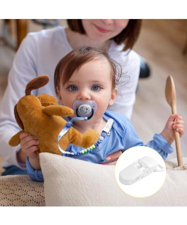 LIHAO 50 PCS Colorful Pacifier Clips Set - Plastic T-Clip Baby Pacifier Chain Clips for Moms - Buy Online on GoSupps.com