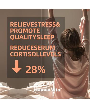 HappieVita Calm Ashwagandha Supplements Ashwagandha 4000mg with Rhodiola Rosea Reishi Ginseng Bacopa L Theanine Natural Adaptogens Nootropic Stress & Mood Support 60 Capsules - Buy Online on GoSupps.com