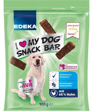 use EDEKA Snack Bar with 60% chicken (pack of 100 g) - Buy Online on GoSupps.com
