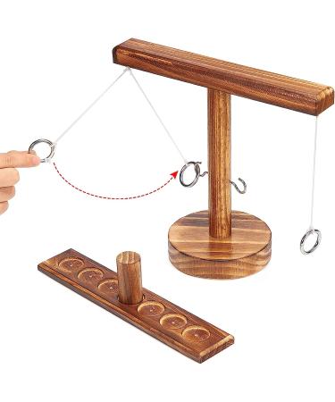 Vamslove Hook and Ring Toss Game | Fun 2 Player Hook Shot Ring Game for Adults & Kids | Great Backyard Game for Family BBQs | Indoor Party Game and Decoration | Gifts & Toys - Buy Online on GoSupps.com