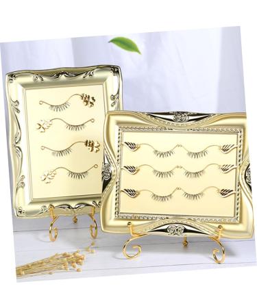6pairs Eyelash Fake Eyelashes Magnetic Eyelashes False Eyelash Holder Eyelash Applicator Tool Makeup Tools Eyelash Tool Beauty Tools Electroplating Process Extend Earth Tones 9x6.5cm Golden - Buy Online on GoSupps.com