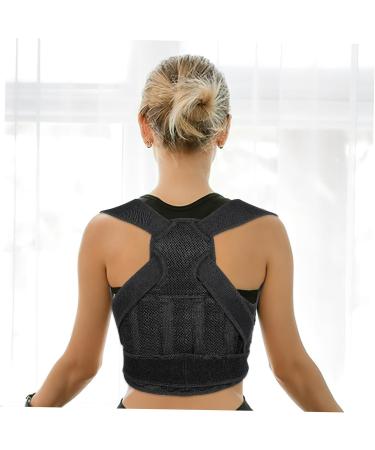 Adjustable Neoprene Belt Back Brace & Posture Corrector - Improve Posture & Comfort - Buy Online on GoSupps.com