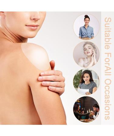 WEZCHUGHAOL Silicone Shoulder Pads Reusable Soft Silicone Shoulder Pads for Women Clothing Anti Slip Shoulder Pads for Shoulder Enhancer (1 Pair Skin) 1 Pair Skin - Buy Online on GoSupps.com