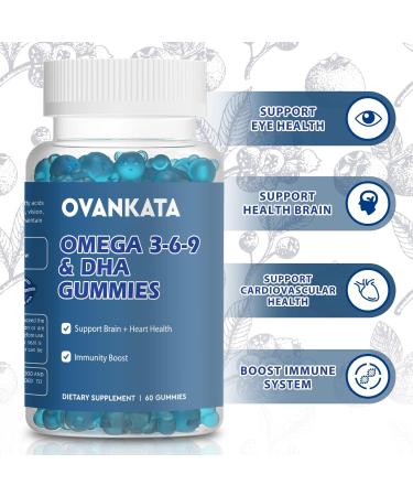 Ovankata Potassium Magnesium Gummies with Omega 3-6-9 & DHA - Multi-Nutrient Supplement - Buy Online on GoSupps.com
