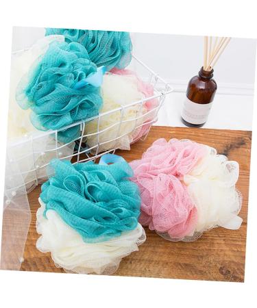 Minkissy 6 Pcs Mesh Bath Ball Loofah Set - Natural Exfoliating Bath Sponges & Scrubbers for a Luxurious Shower Experience - Buy Online on GoSupps.com