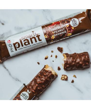 PHD Smart Plant Protein Bar - Vegan Low Sugar High Protein - Peanut Blondie 12 Pack (12 x 64g) - Buy Online on GoSupps.com