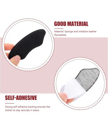 4 Pairs Heel Stickers & Cushions - Comfort Inserts for Women s High Heels & Sneakers - Wear-Resistant Anti-Leather Fleece - Replaceable Heel Liners in Black - Buy Online on GoSupps.com