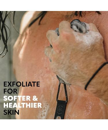 Beard Club Premium Exfoliating Loofah Sponge for Men and Women - Large Shower Body Scrubber for Luxurious Skin Care - Durable Bath Pouf in Stylish Design - Buy Online on GoSupps.com