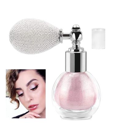 Body Glitter Spray Shimmer Sparkle Powder Makeup High Gloss Face Glitter Spray for Hair and Body (03 Nude Pink)