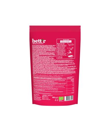 Buy Bettr Organic Brownie Mix - Vegan Gluten-Free Rich Cocoa Flavor - 6x400g (15 Servings) - International Shipping Available - Buy Online on GoSupps.com