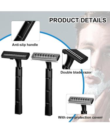 CARXS 250 Pcs Disposable Razors Twin Blade Black Disposable Razors Disposable Razors in Bulk Razor Razors Women Razor Men for Hotels Shelters Homeless Nursing Homes Charities - Buy Online on GoSupps.com