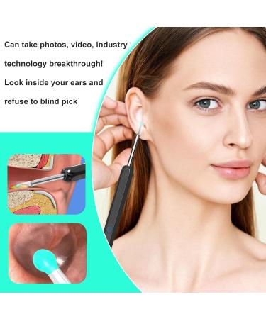 Vegena WiFi Ear Wax Removal Otoscope - LED Ear Cleaner for Adults | Smart Device Compatible (Black) - Buy Online on GoSupps.com