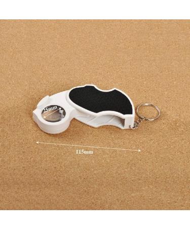 Magnifying glassPortable Mini Magnifier 20X HD Zoom with LED Light Fold Portable Magnifying Glass Suitable for Jewelry Antique Identification - Buy Online on GoSupps.com