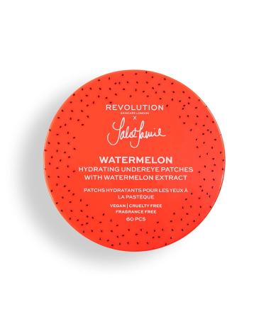 Revolution Skincare London Jake Jamie Watermelon Moisturising Eye Patches 60 Pcs | Hydrating Eye Treatment for Bright Refreshing Eyes | International Shipping Available - Buy Online on GoSupps.com