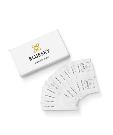 Bluesky 20 Cleanser Wipes for Gel Polish Nail Prep & Sticky Residue Remover Removes Tacky Layer of UV LED Gel Nails (75 Percent Isopropyl Alcohol Wipes)