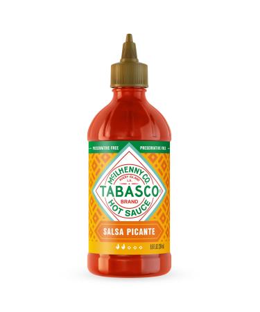 Tabasco Salsa Picante est une sauce paisse et piquante de style mexicain aux pices puissantes et au piquant doux - id ale pour les plats tex-mex pr sent e dans un flacon doseur pratique.