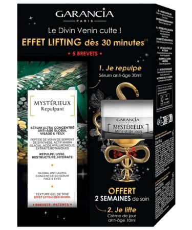Garancia Mysterious Plumping 30 ml + Mille et Un Jours Global Anti-aging Day Cream 10 ml Free