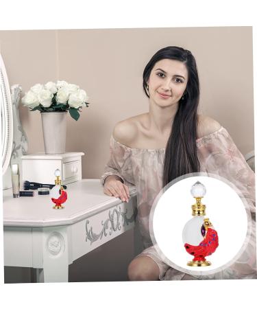 SOESFOUFU 1pc Peacock Essential Oil Bottle Liquid Bottle Perfume Dropper Bottle Glass Perfume Bottle Women Perfume Bottle Liquid Holder Liquid Dispenser Glass Empty Holder 3.1x10.5cm Red - Buy Online on GoSupps.com