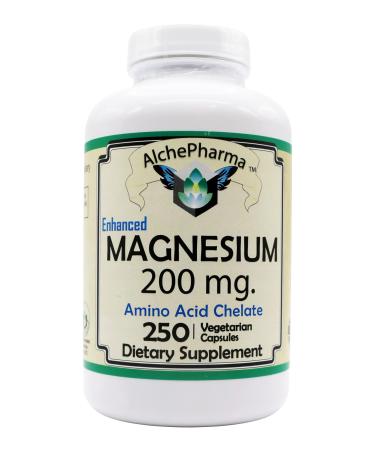 Magnesium Enhanced 100% Rice Protein Chelate 200 mg Vcaps (New Formula) 250