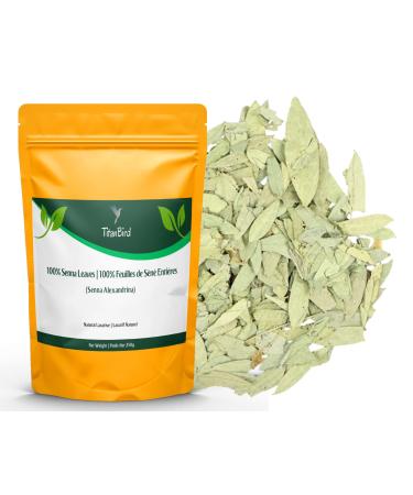 TitanBird 250 g Whole senna leaves Detox tea Powerful Purgative Natural Laxative Promotes Bowel Movement and Cleansing the Intestines Premium Quality