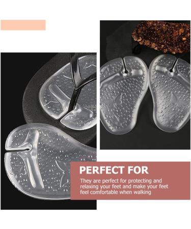 Mobestech 12 Pairs High Heel Insoles - Forefoot Slipper Pad Metatarsal Cushion Silicone Pads for Ultimate Comfort - Buy Online on GoSupps.com