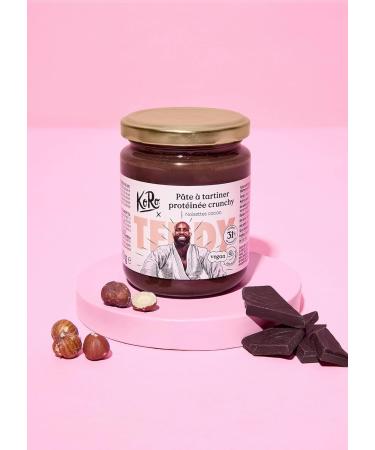 KoRo - P te tartiner prot in e vegan noisette-cacao x Teddy Riner 200 g 200 g (Lot de 1) - Buy Online on GoSupps.com