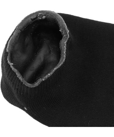 Moisturizing Gloves Gloves Socks Set for Dry Cracked Feet Hands Essential Oil Gel Spa Gloves Socks for Women Men Cotton Material (Black) - Buy Online on GoSupps.com
