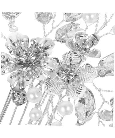 minkissy Hair Side Comb hand drill hair wedding headgear bride hair comb rhinestones hair accessories Zinc alloy the flowers Iron sheets hair comb wedding hair comb bride - Buy Online on GoSupps.com