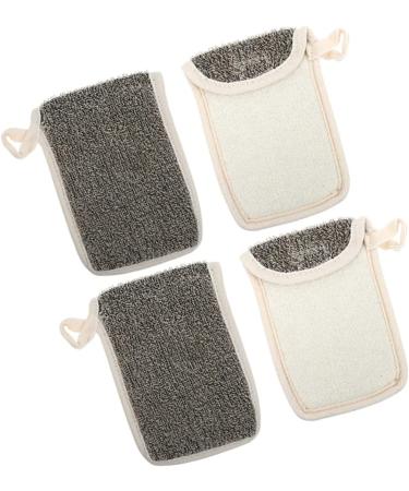 Baluue 16 Pcs Black Linen Soap Bag Foaming Soap Shower Foaming Bag Soap Pouch Cotton Soap Bags Flax - Buy Online on GoSupps.com