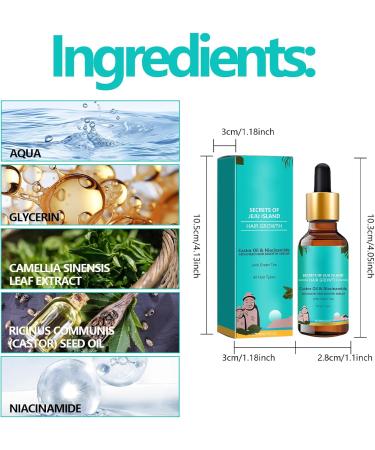 Hair Growth Serum Organic Castor Oil Anti Hair Loss Hair Serum for Thinning Balding Thin Hair Fast Growth Strengthen Hair Roots for Men & Women Damaged Hair Repair - Buy Online on GoSupps.com