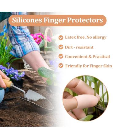 20 PCS Silicone Finger Protectors for Finger Cracks, Calluses, Arthritis, Eczema - Waterproof Gel Thumb Protector for Hand Blister Protection - Buy Online on GoSupps.com