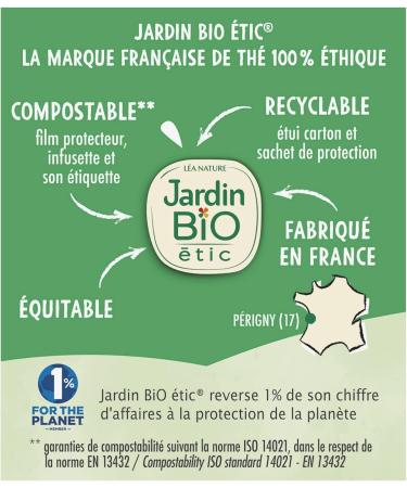 Jardin BiO tic - Sweet Nature Green Tea 40g - Buy Online on GoSupps.com