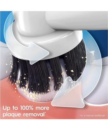 Oral-B Pro 3 Electric Toothbrush with Charcoal Infused Bristles | 3 Modes Teeth Whitening | Christmas Gift for Him/Her | 2 Pin UK Plug | 3000 Black - Buy Online on GoSupps.com