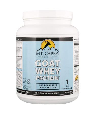 Mt. Capra Clean Whey Protein Unsweetened 16 oz (453 g)