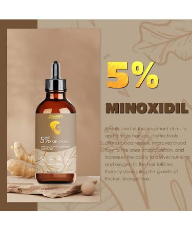 SALUBRITO 5% Biotin Minoxidil Hair Growth Oil 120ML - Hair Loss Treatment for Men & Women - Thickening & Regrowth Serum - Two Months Supply - Buy Online on GoSupps.com