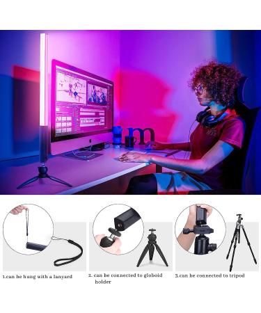 LUXCEO Portable LED Photography Light Wand - 1000 Lumens, CRI 95+, USB Rechargeable, Remote Control, Carry Bag - Adjustable Color Temperature, 36 Colors - Buy Online on GoSupps.com