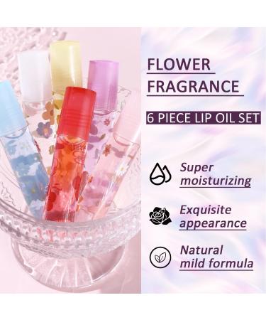 Lip Plumper Gloss Lip Oils 6Pcs Fruit-flavored Lip Gloss Transparent Colorless Moisturizing Lip Lotion Liquid Lipstick Moisturized Transparent Lip Gloss for Dry and Chapped Lips (Set 2) - Buy Online on GoSupps.com