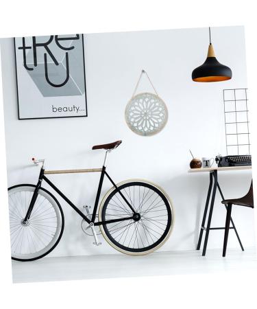 PRETYZOOM Household Decor Pattern Disc Home Decor Shaped Pattern Pendant Home Acrylic Decor Wall Art Wall Hanging Household 20x20cm Coffee - Buy Online on GoSupps.com