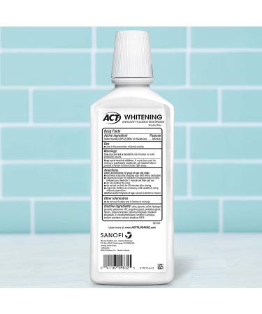 ACT Dry Mouth & Whitening Anticavity Zero Alcohol Fluoride Mouthwash Bundle Soothing Mint 33.8 fl. oz. & Gentle Mint 16.9 fl. oz. - Buy Online on GoSupps.com