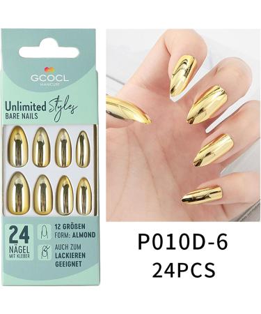 FEIlei 24x Press on Nails Glossy False Nails Full Cover Fake Nail for Women and Girls - Buy Online on GoSupps.com