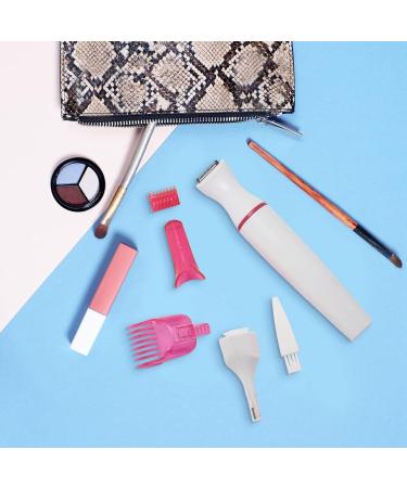 Okay okay 5 in 1 Hair Removal Shaver Female Electric Shaving Machine Trimmer For Eyebrow Face Underarm Bikini Hair Removal - Buy Online on GoSupps.com